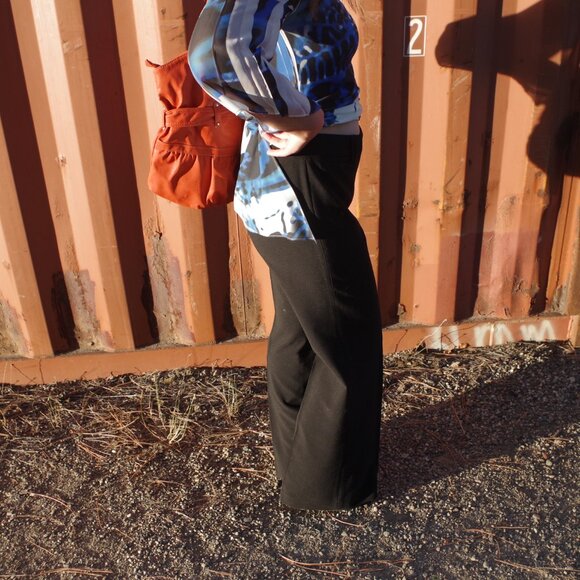 Black Ladies Dress Pants Suzy Shear - Picture 3 of 6